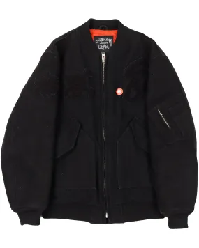 1990S HEAVYWEIGHT WOOL BOMBER JACKET