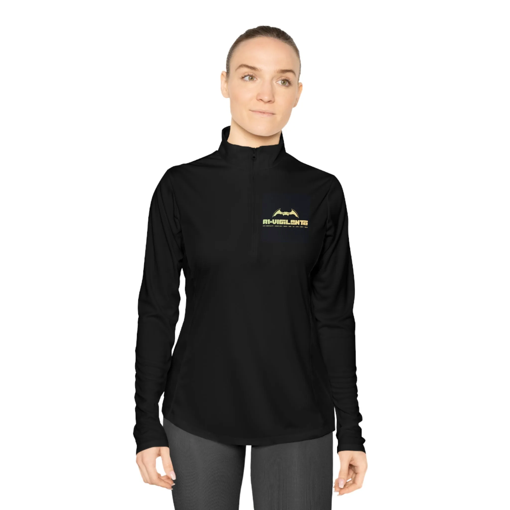 A1-Vigilante Ladies Quarter-Zip Pullover