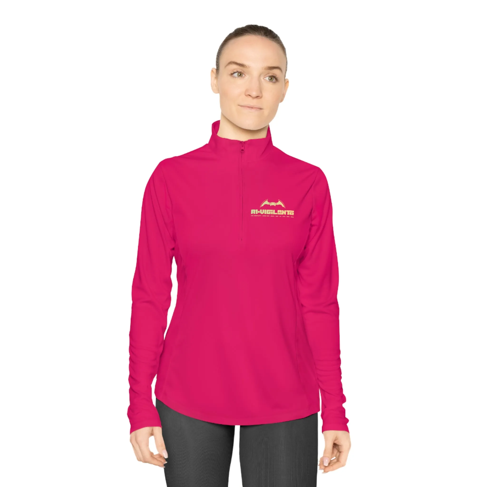A1-Vigilante Ladies Quarter-Zip Pullover