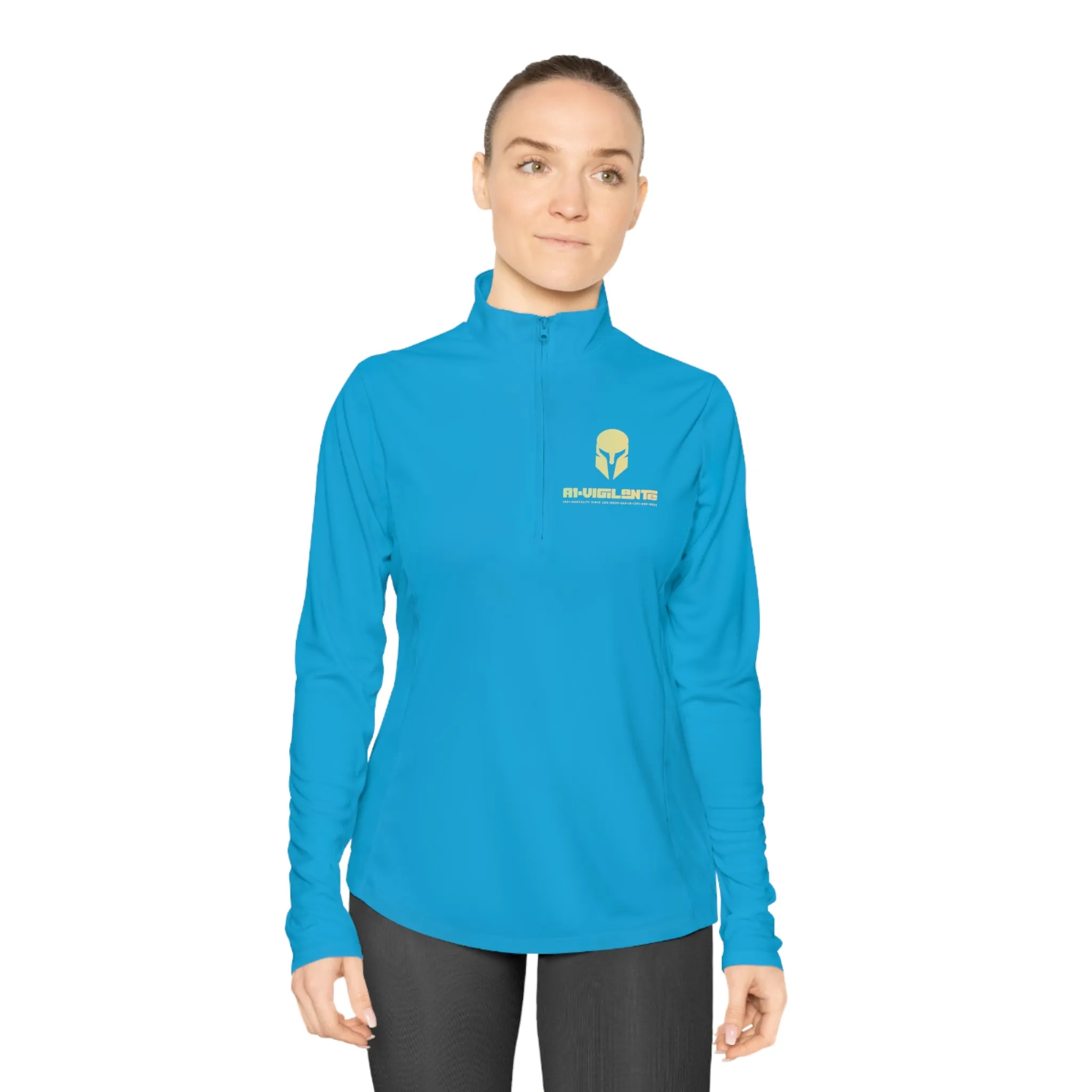 A1-Vigilante Sparta Ladies Quarter-Zip Pullover