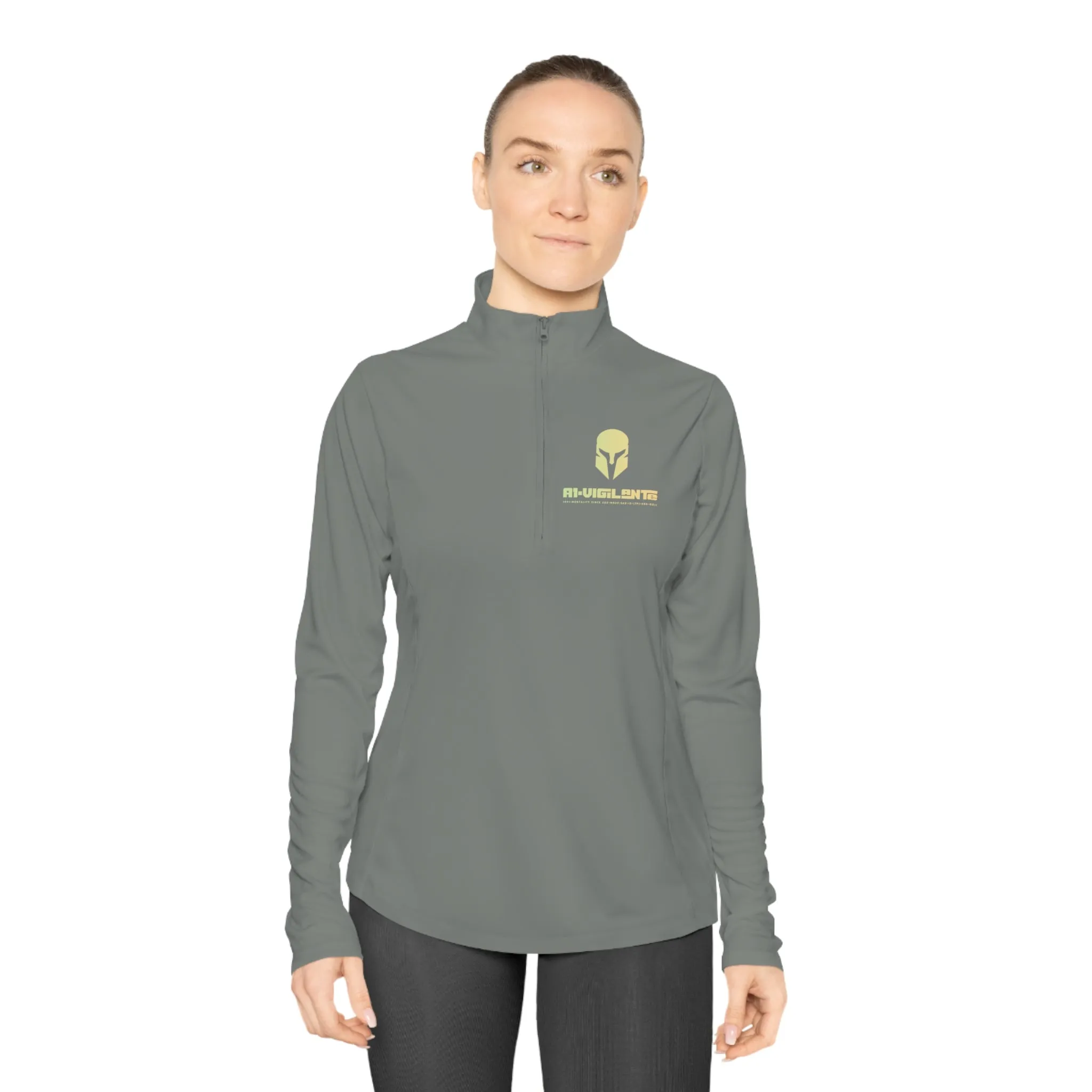 A1-Vigilante Sparta Ladies Quarter-Zip Pullover