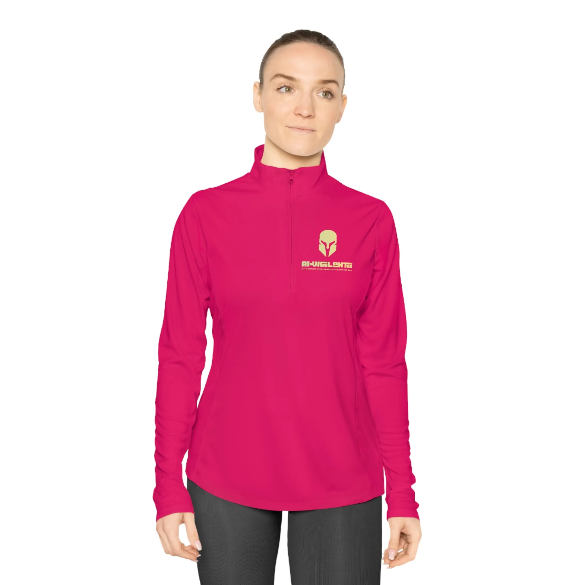 A1-Vigilante Sparta Ladies Quarter-Zip Pullover