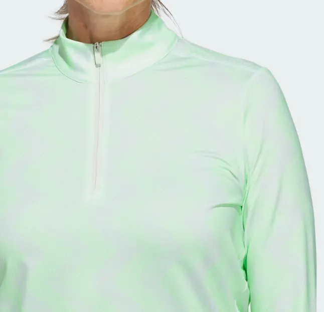 Adidas Women's Ultimate365 Printed Quatre-Zip Pullover