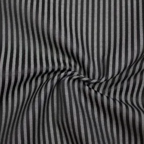 Akay Black & Grey Stripes Wool Blend