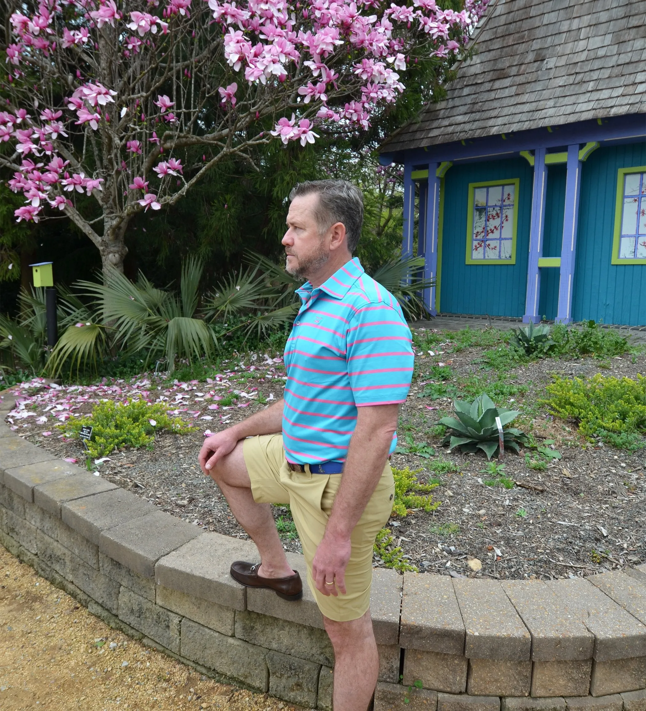 Bald Head Blues Albatross Performance Polo