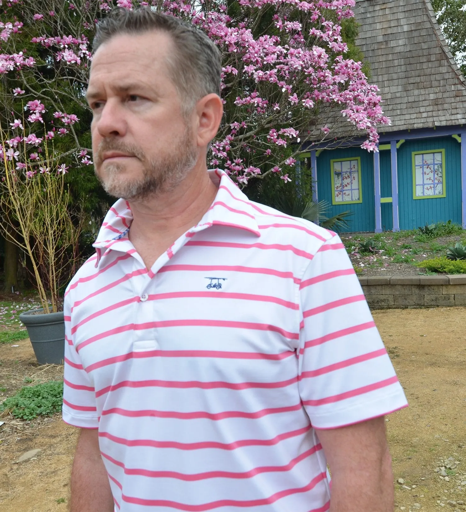 Bald Head Blues Albatross Performance Polo