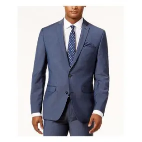 BAR III Men's Slim Fit Wrinkle Resistant Suit Separate Blazer Jacket  Color Blue Size 36R