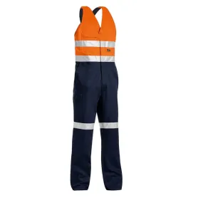 Bisley BAB0359T Hi-Vis Taped Action Back Overall Orange/Navy