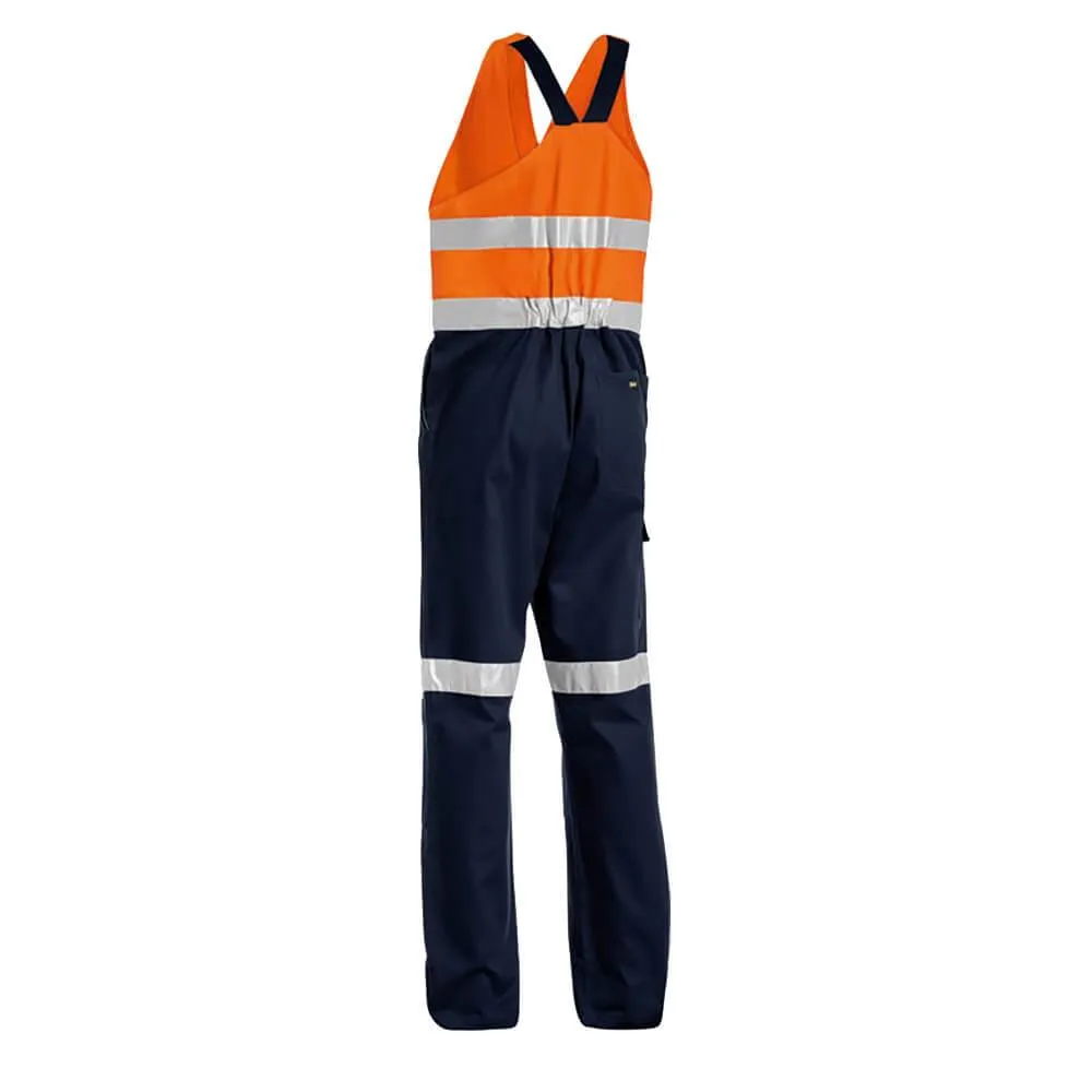 Bisley BAB0359T Hi-Vis Taped Action Back Overall Orange/Navy