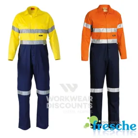 Bisley BC6719TW Hi-Vis Taped Lightweight Drill Coverall