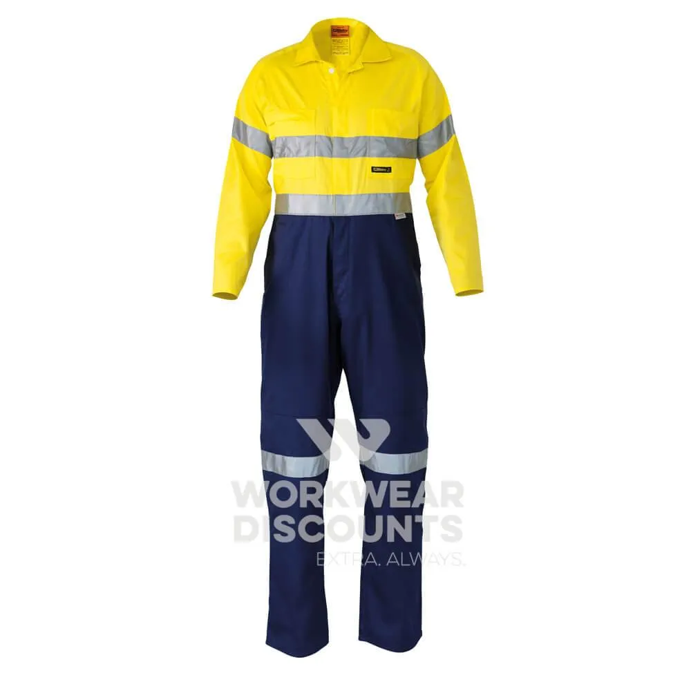 Bisley BC6719TW Hi-Vis Taped Lightweight Drill Coverall