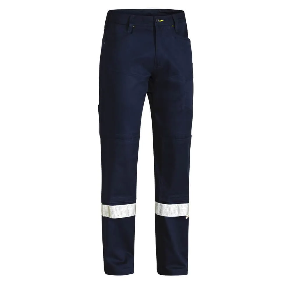 Bisley BP6474T Taped Airflow Ripstop Vented Work Pants Navy