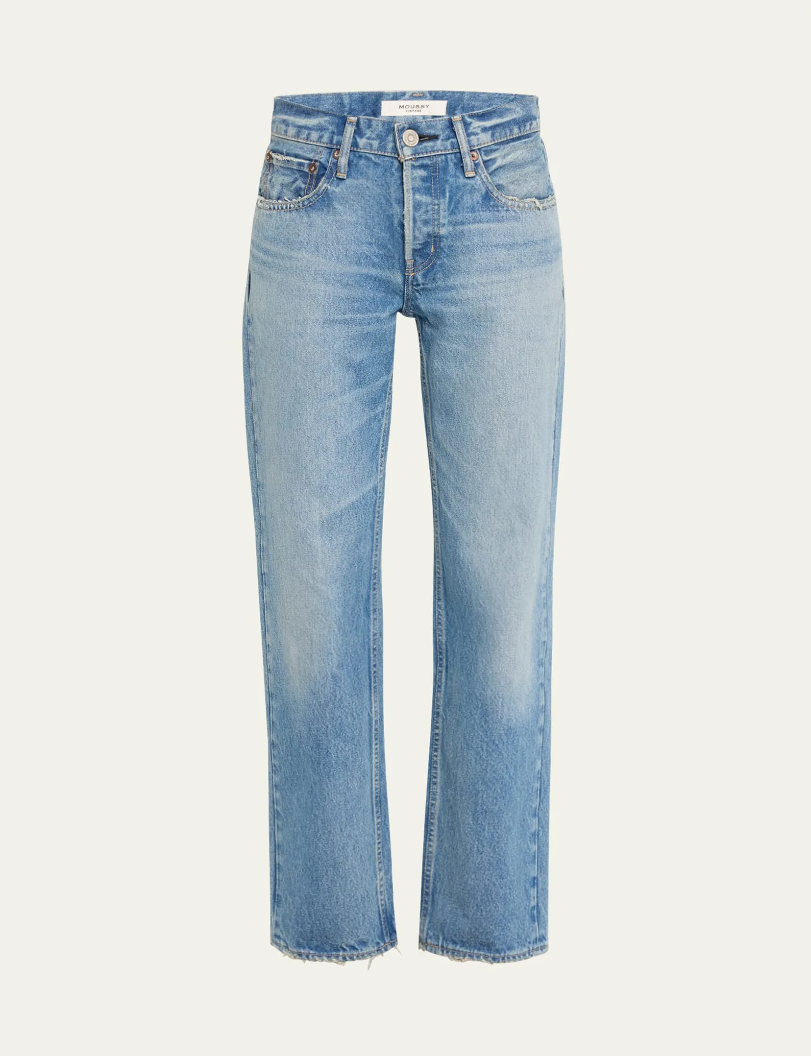 Cheval Low Rise Straight, Light Blue
