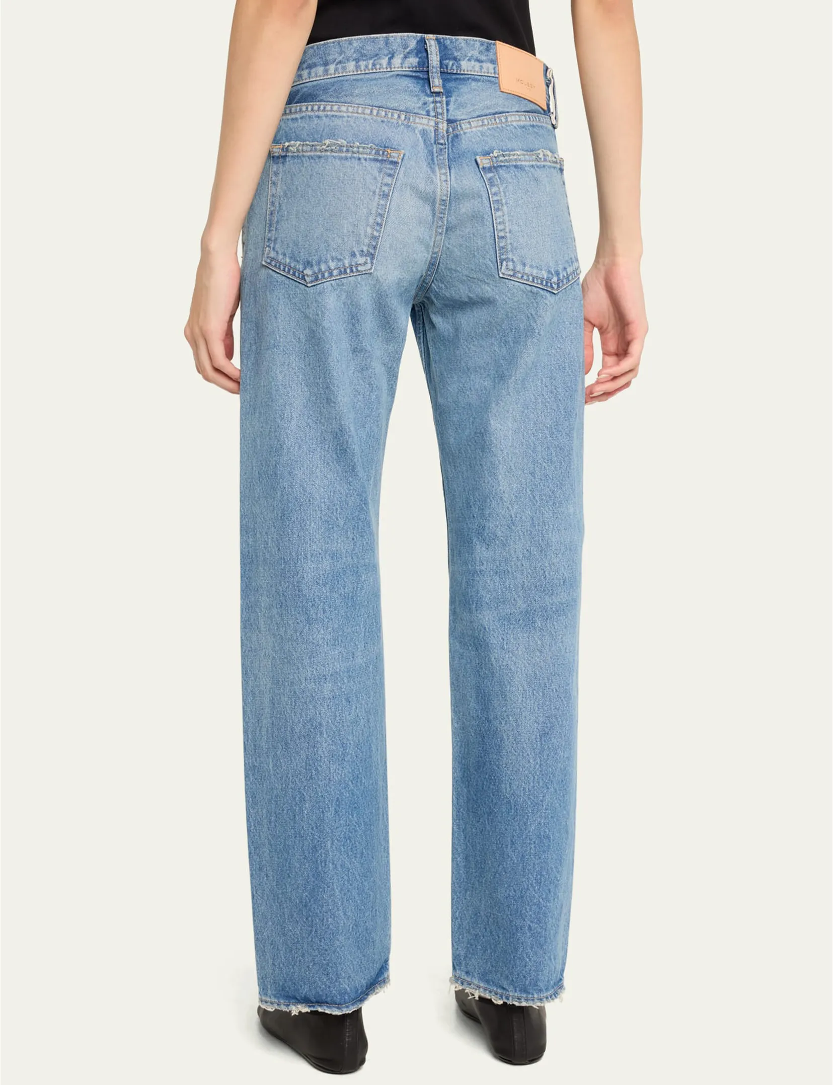 Cheval Low Rise Straight, Light Blue