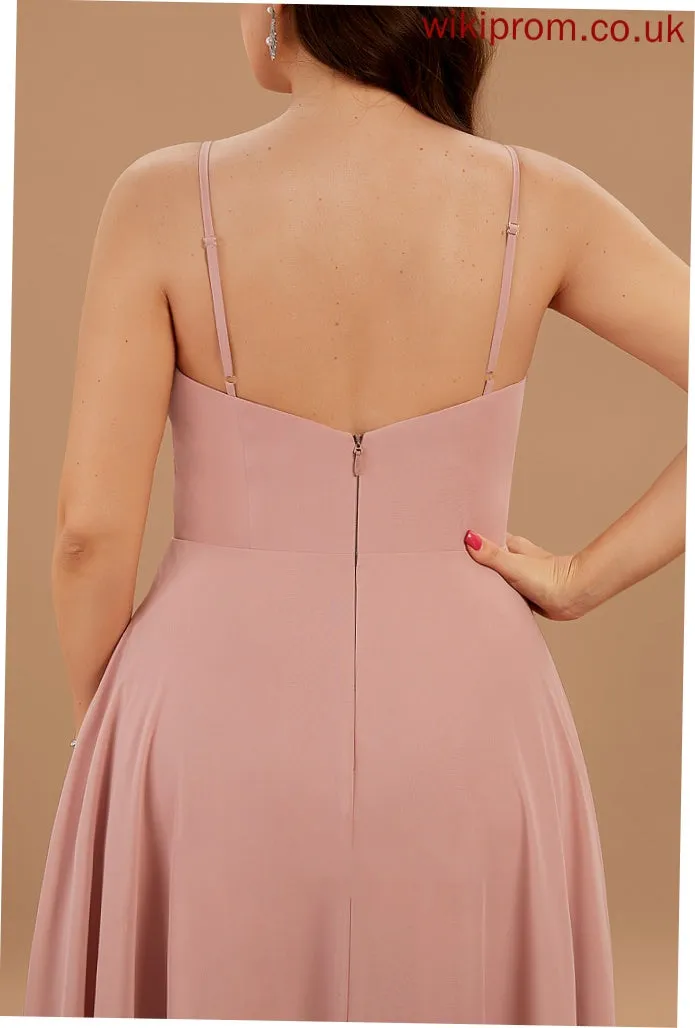 Chiffon Dresses Formal Dresses A-line V-Neck Pam