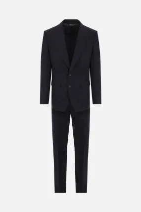 Classic Pinstripe Wool Blend Suit