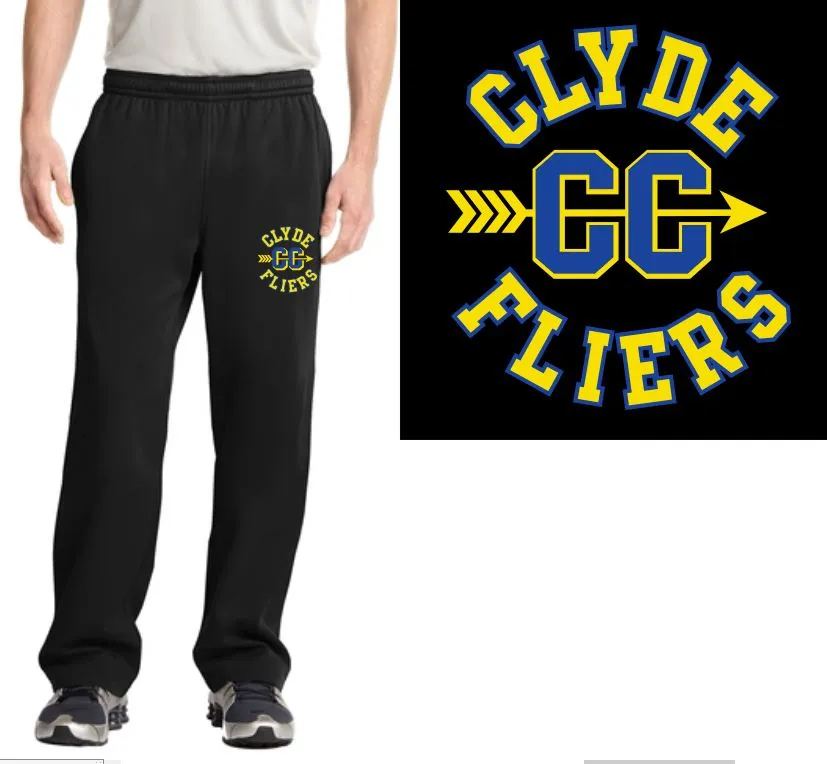 Clyde Cross Country 2023 Drifit Open Bottom Sweats (ST237)