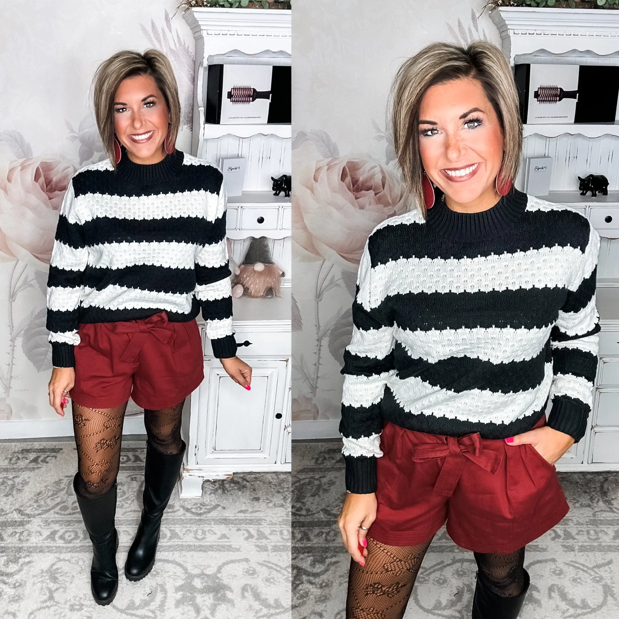 Crazy About You Belted Shorts