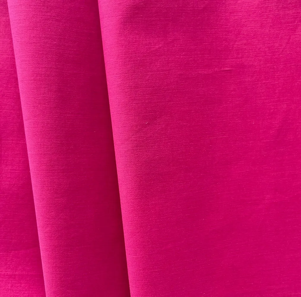 Designer Passionate Fuchsia Stretch Cotton Sateen (Made in Italy)