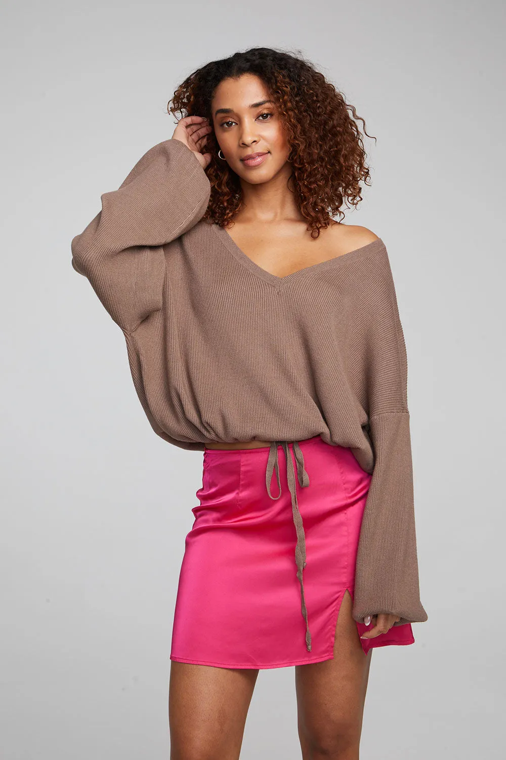 Diamond Deep Taupe Sweater