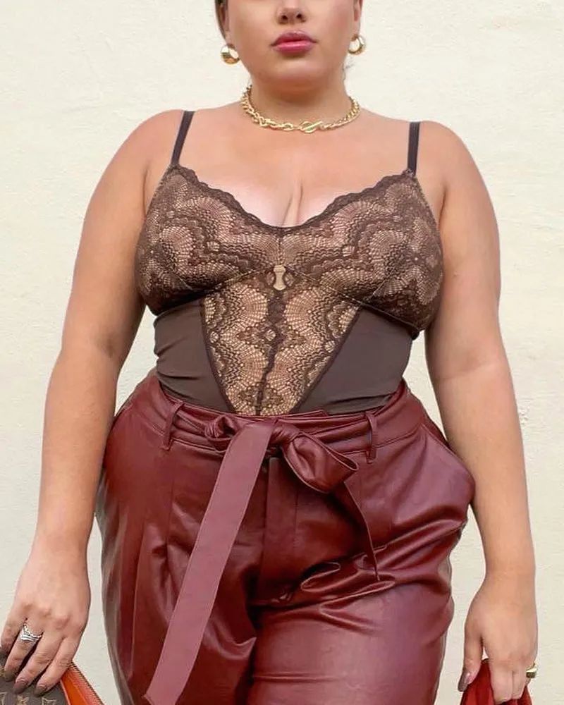 Fashion Sexy Sculpting Lace Bodysuit