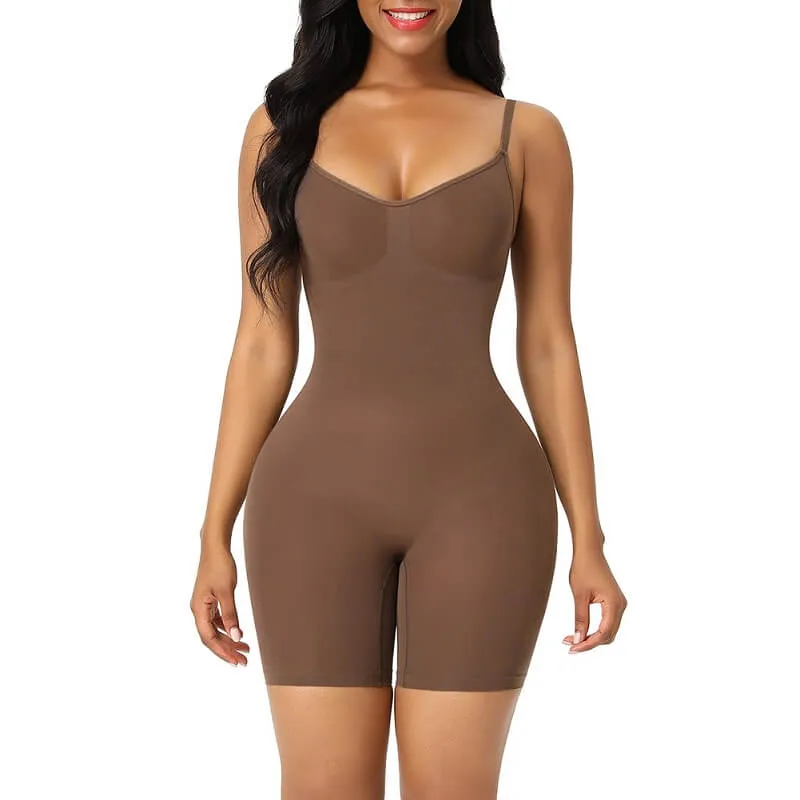 Full Body Boxer Shaping Bodysuits for sleeveless