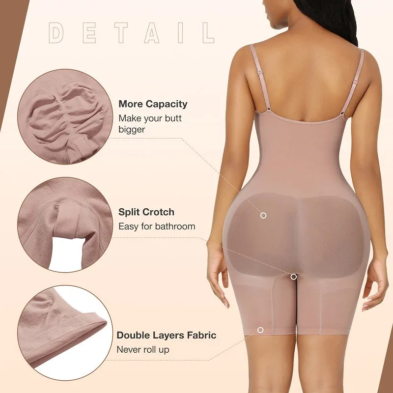 Full Body Boxer Shaping Bodysuits for sleeveless