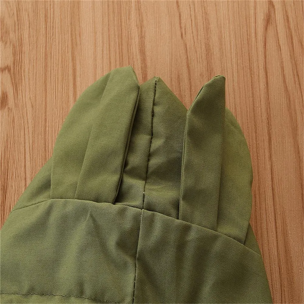 Girls Solid Hooded Long Sleeve Coats Wholesale Kids Boutique Clothing