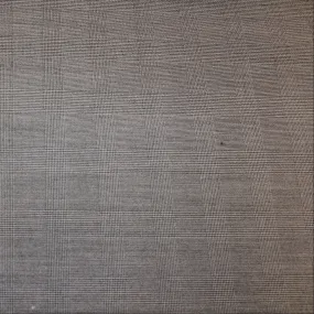 Glen Plaid Wool Suiting - Blue/Grey