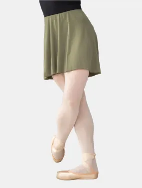 Green Pull-on Short Dance Skirt MP342