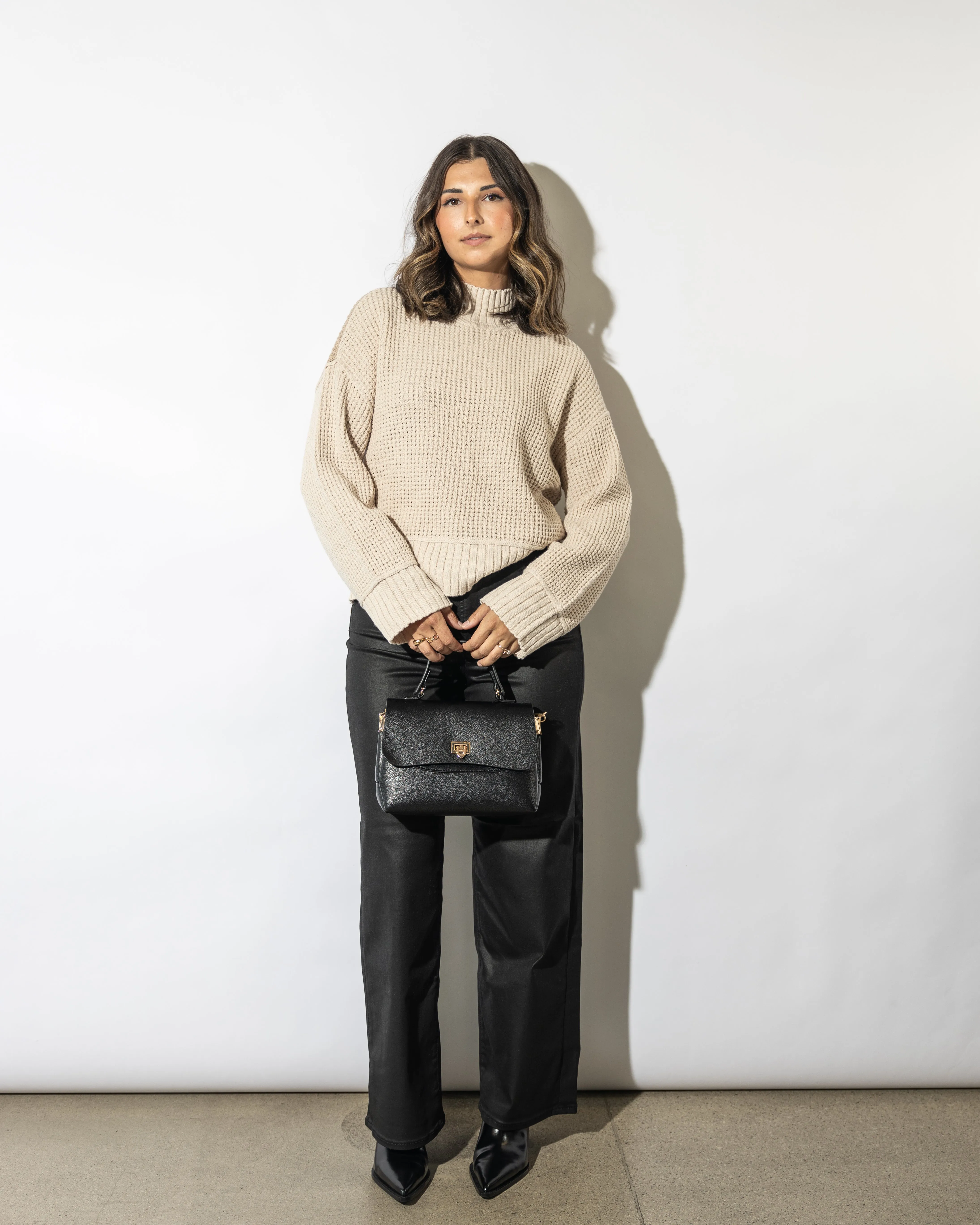 Hana Two Toned Sweater