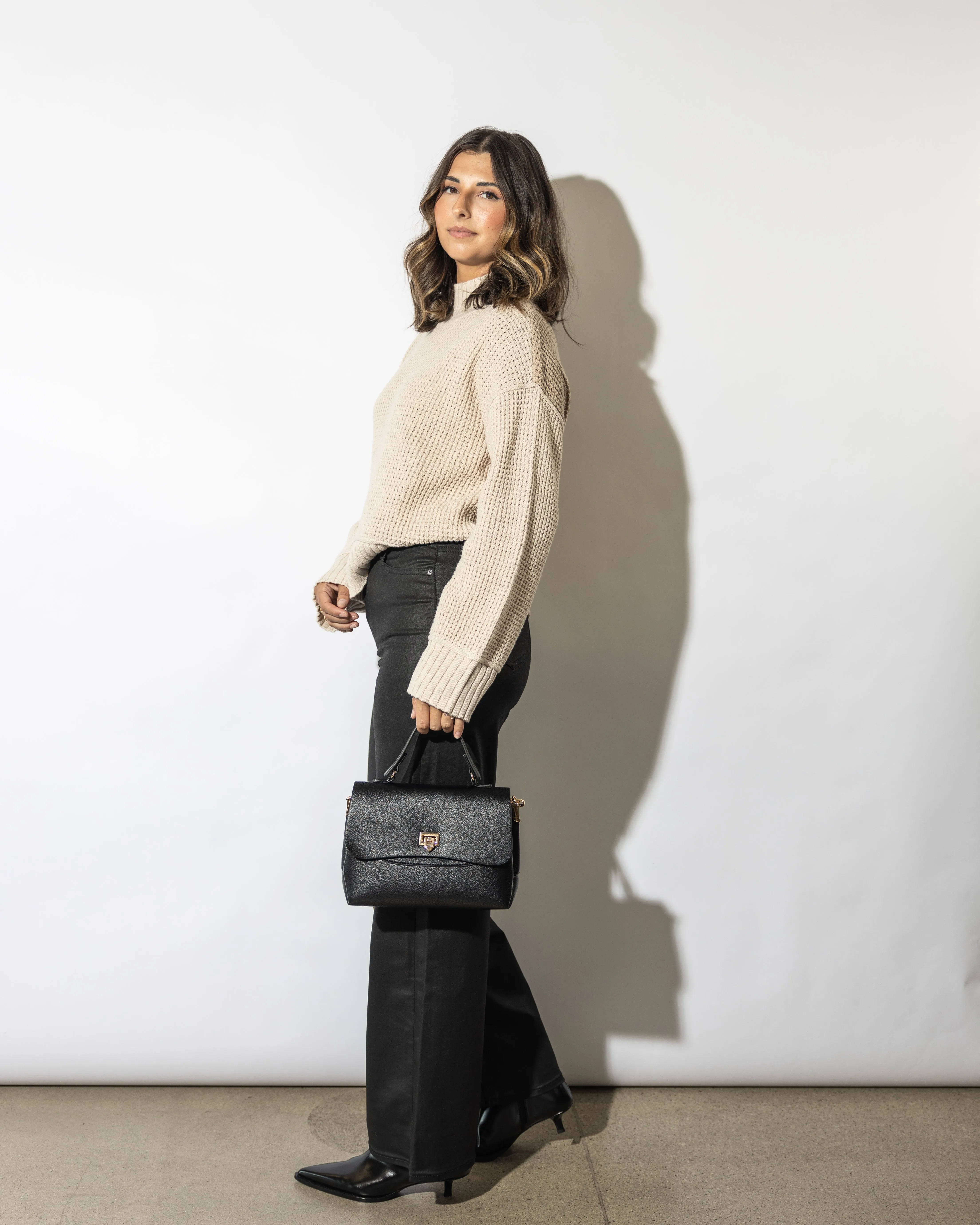 Hana Two Toned Sweater