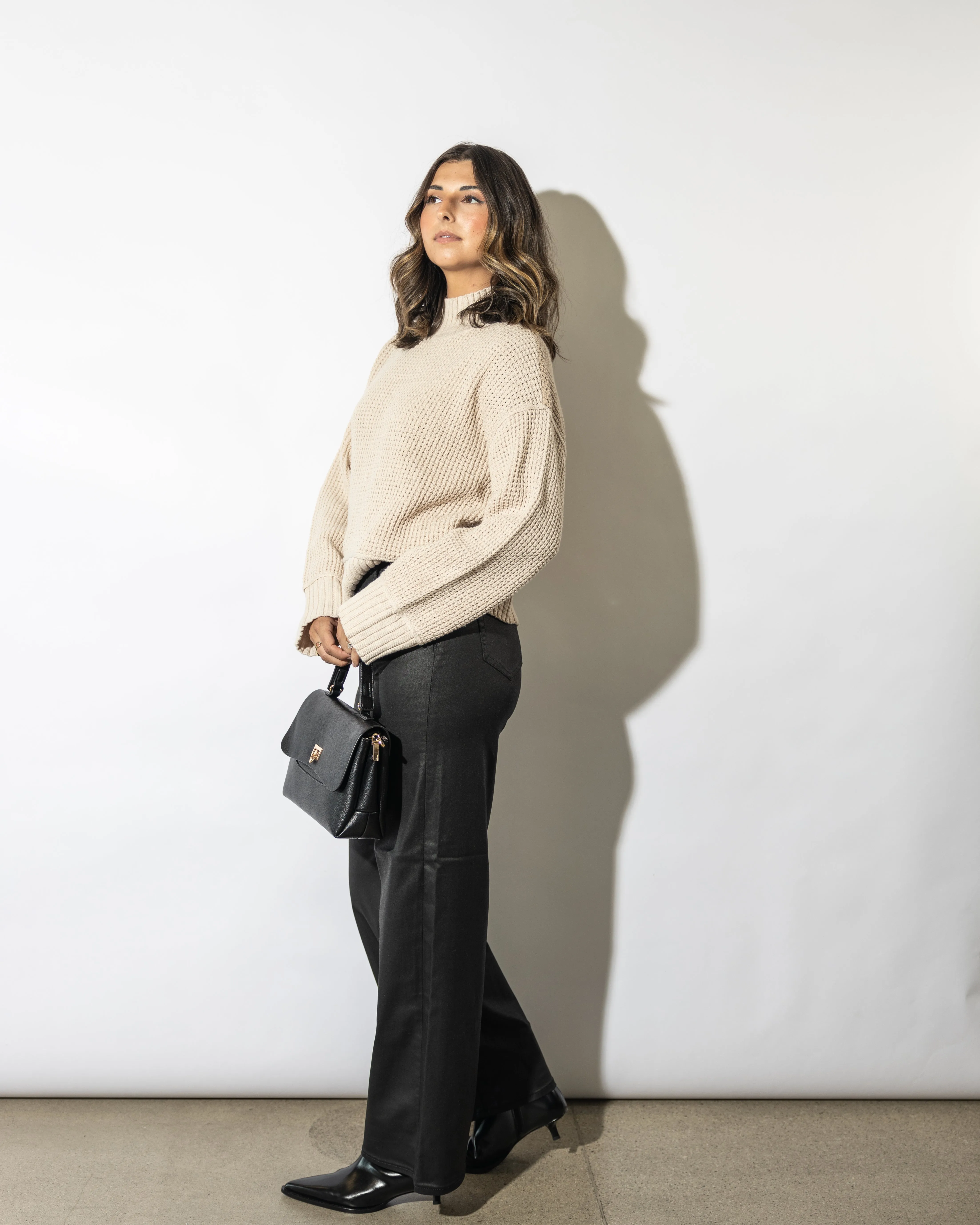 Hana Two Toned Sweater