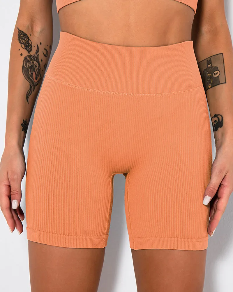 High Waist Fitness Pants Sports Running Yoga Shorts