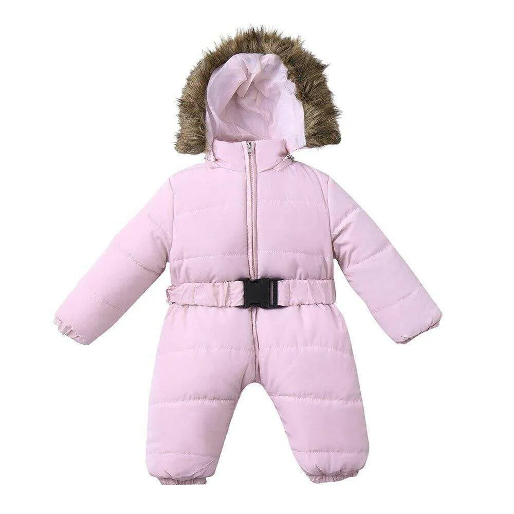 Hooded Baby Snowsuit