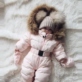 Hooded Baby Snowsuit