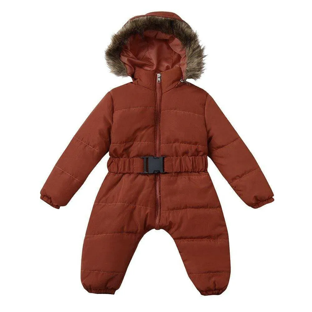 Hooded Baby Snowsuit