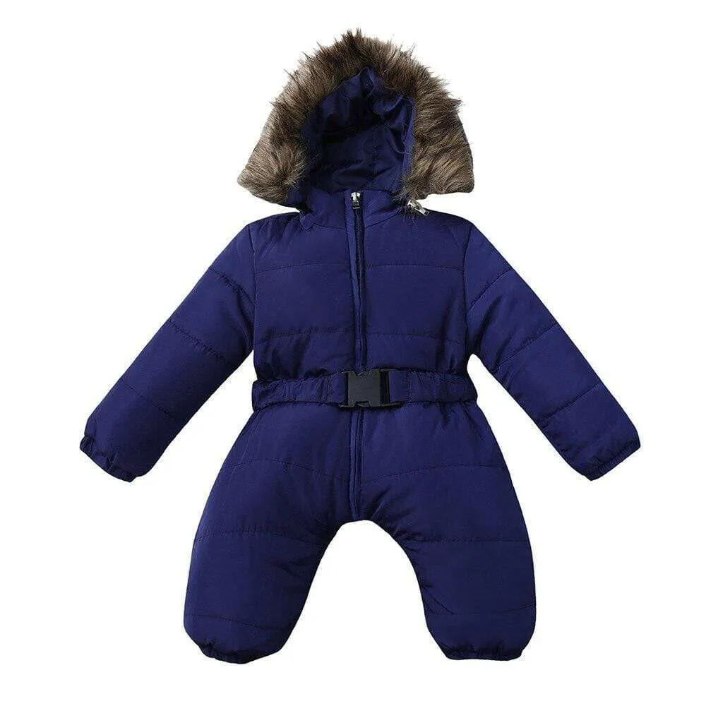 Hooded Baby Snowsuit