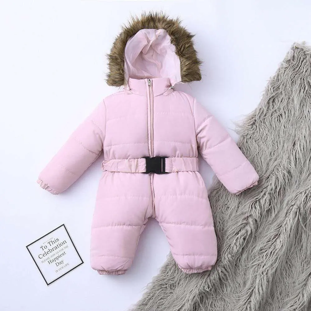 Hooded Baby Snowsuit