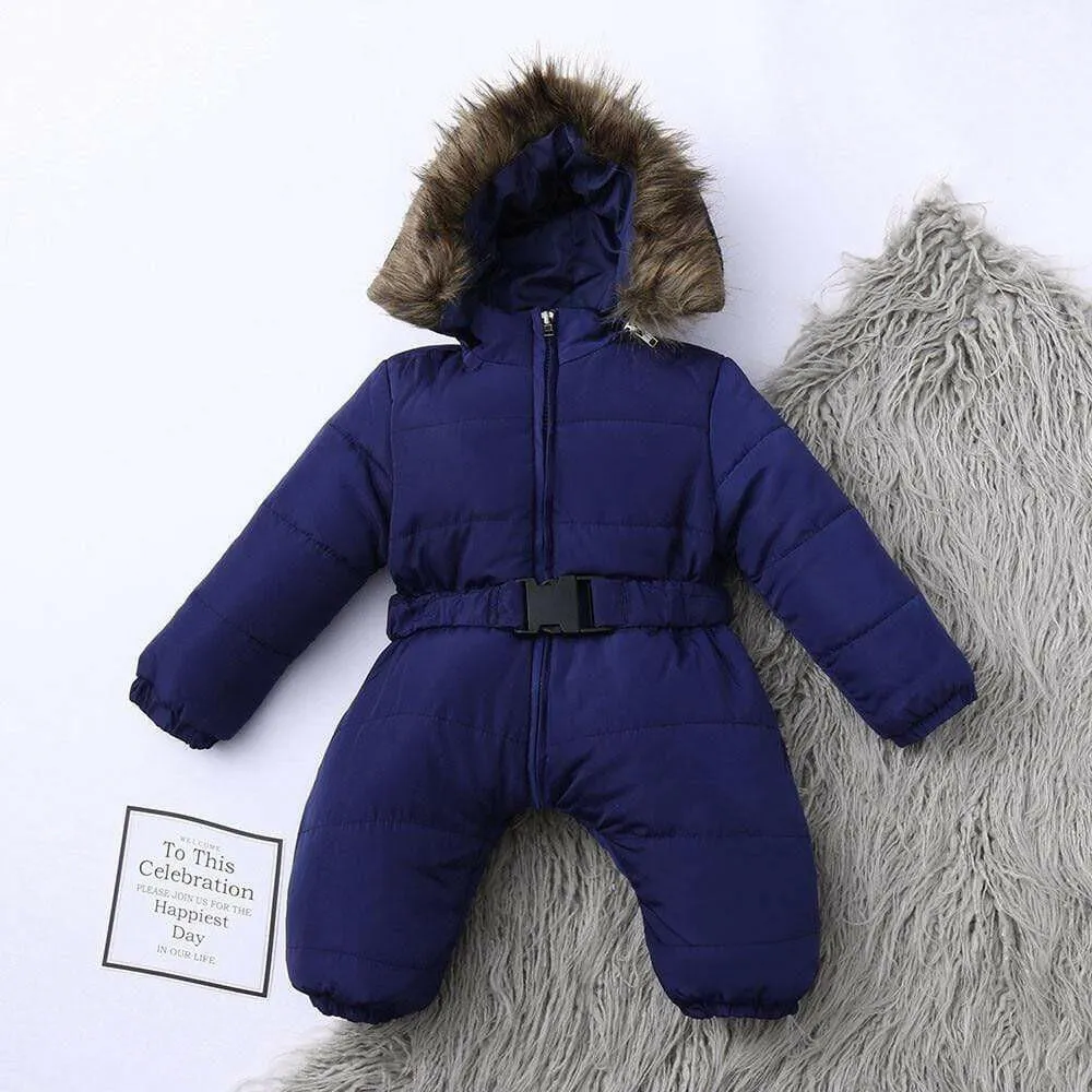 Hooded Baby Snowsuit