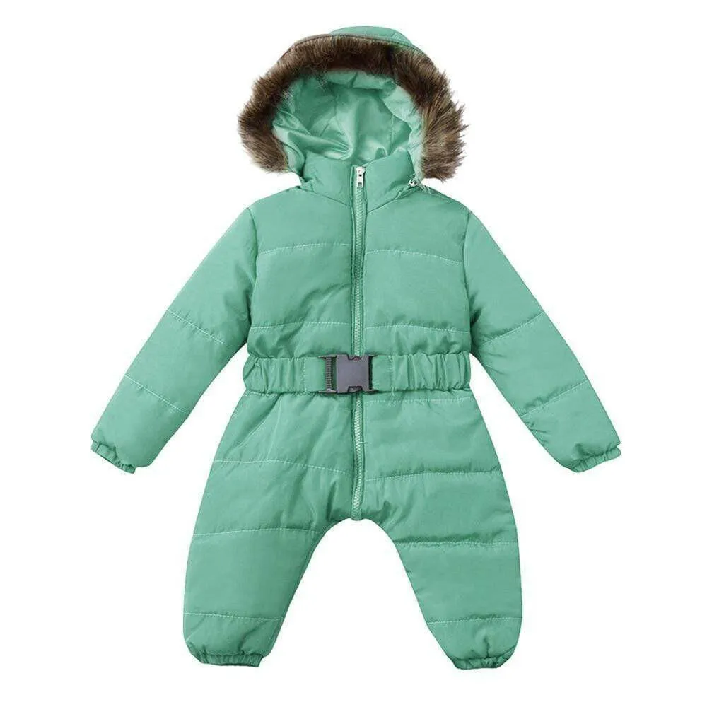 Hooded Baby Snowsuit