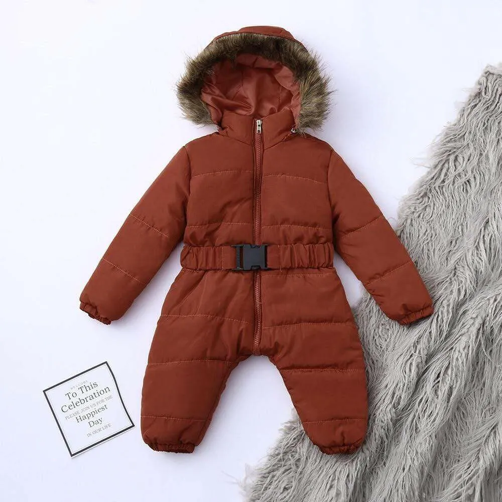Hooded Baby Snowsuit