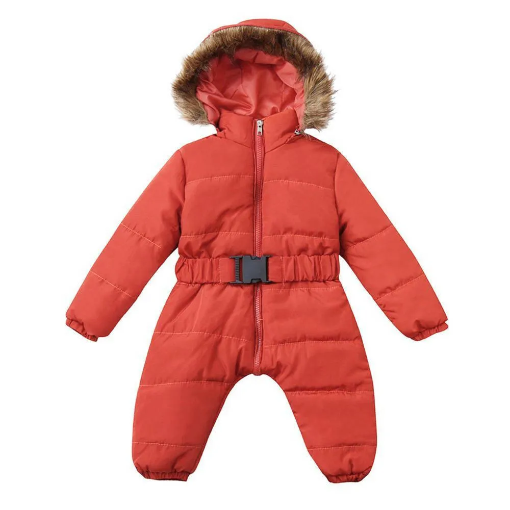 Hooded Baby Snowsuit