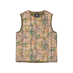 Inner Down Vest Leaf Camo