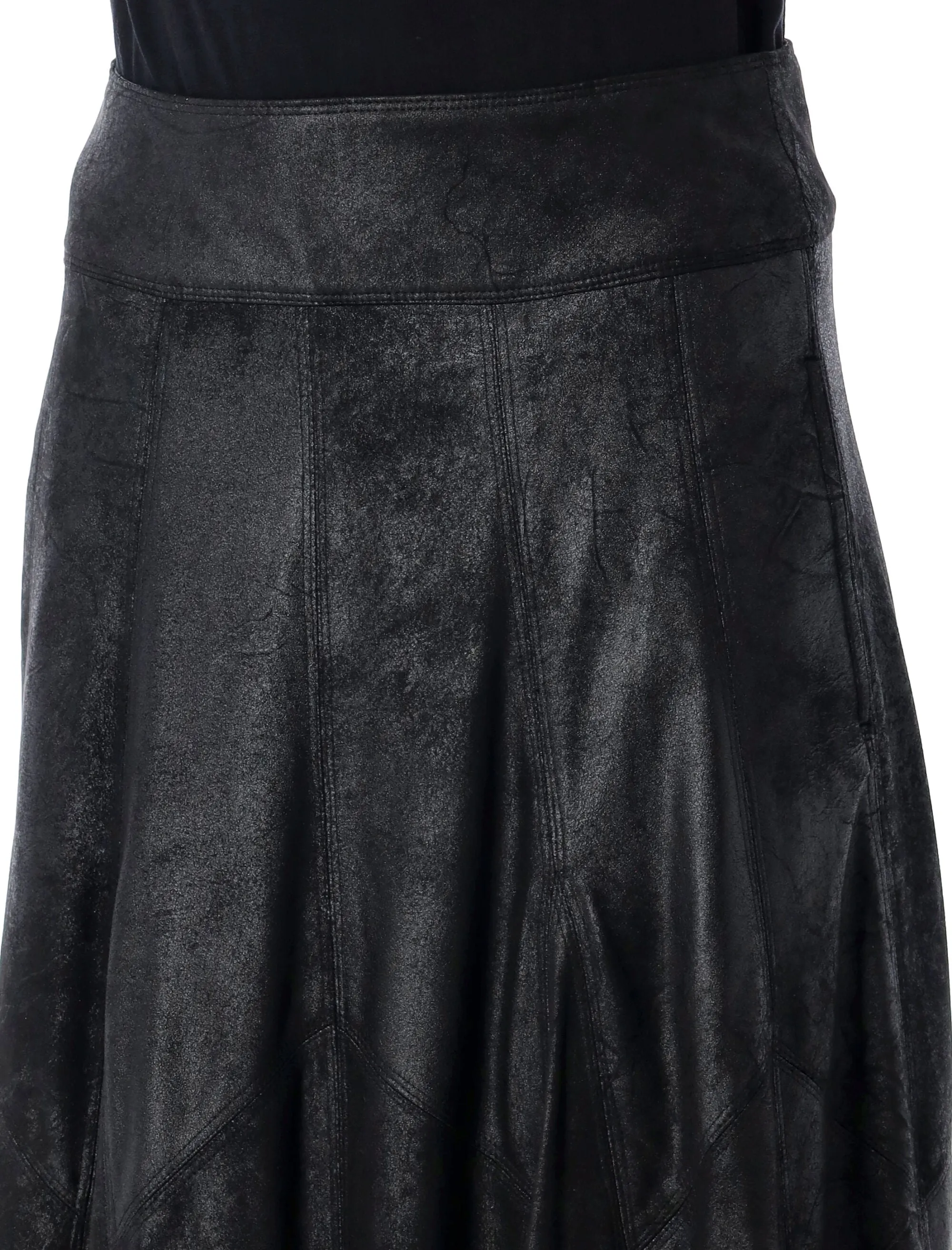 ISABEL MARANT Mid-Length Faux Leather Skirt