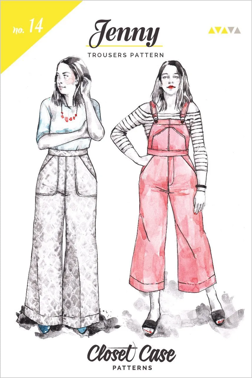 Jenny Overalls & Trousers Pattern - Closet Core Patterns