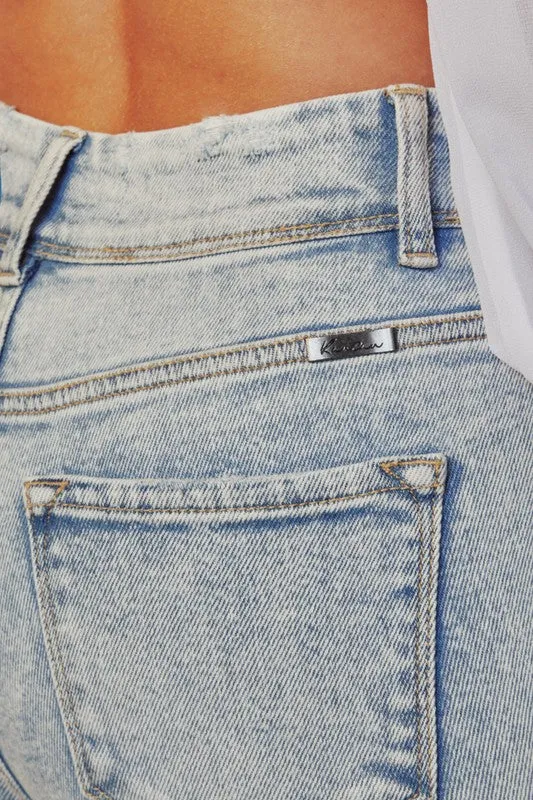 KanCan High Rise Folded Skinny Jeans