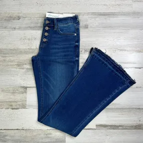 Light Wash Bootcut Button Jeans