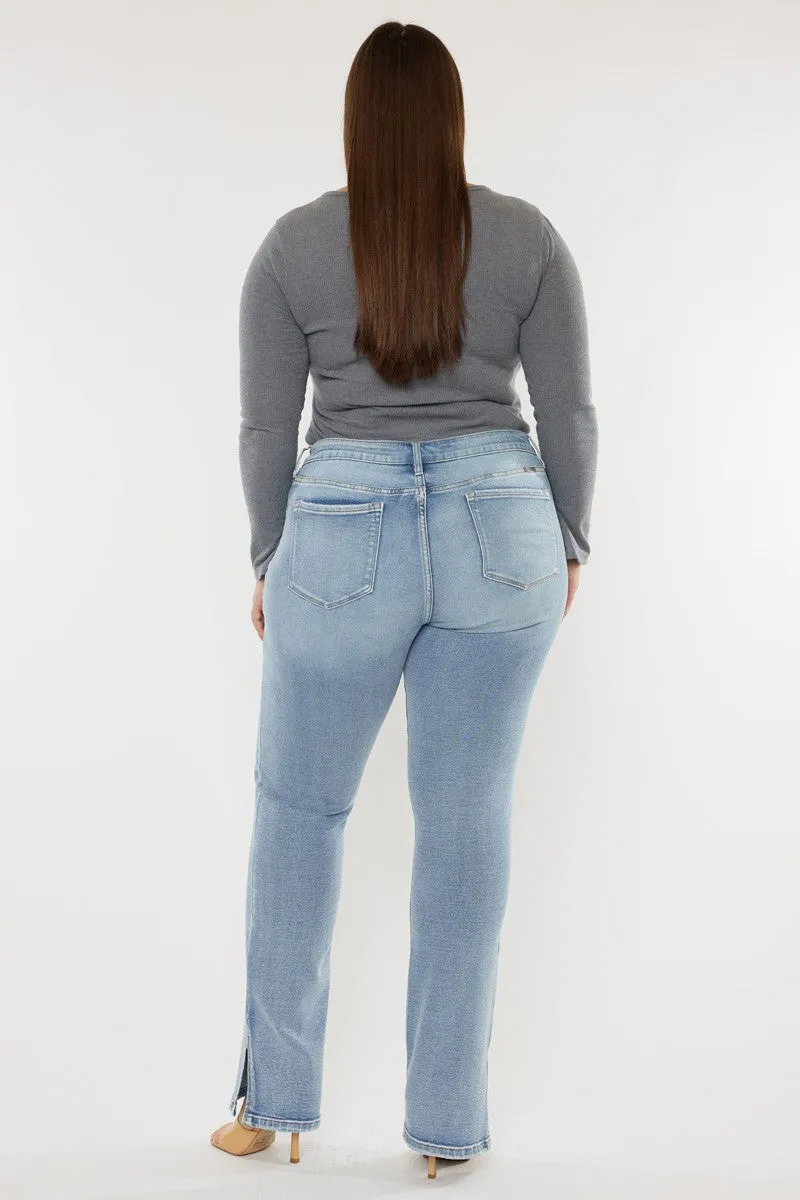 Light Wash Bootcut Plus Jeans