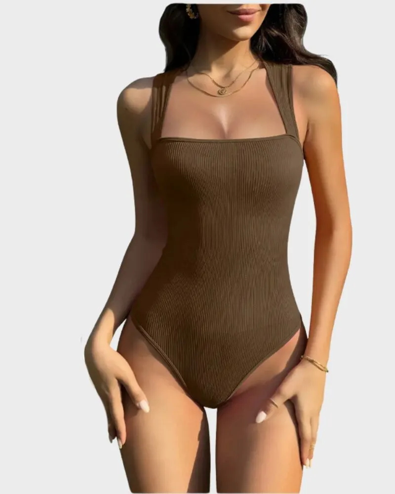 LilyLove® Sleeveless Tummy Control Tank Tops Bodysuits (2 Pieces)